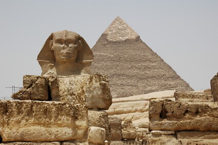 Sfinxen i Egypten