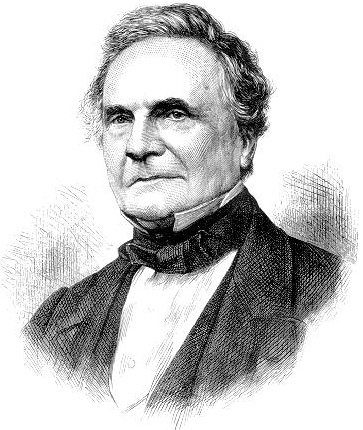 Porträtt av Charles Babbage