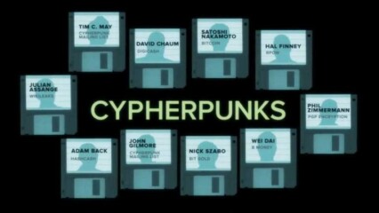 Cypherpunks disketter med namn på medlemmarna