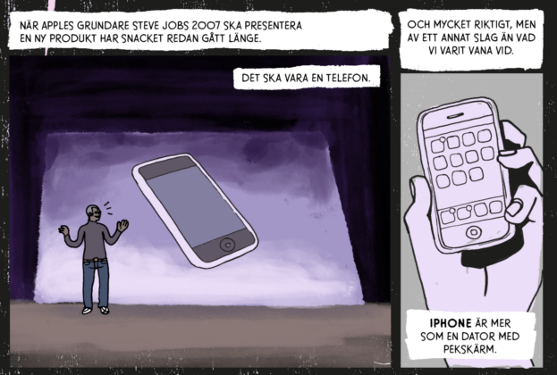 Steve Jobs lanserar iphone