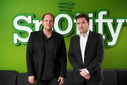 Spotify Daniel Ek och Martin Lorenzon